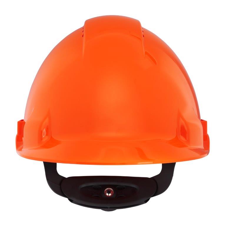 3M™ G3000 Schutzhelm Uvicator, G30NUO orange, belüftet, mit Schweissband - bei HUG Technik ✓