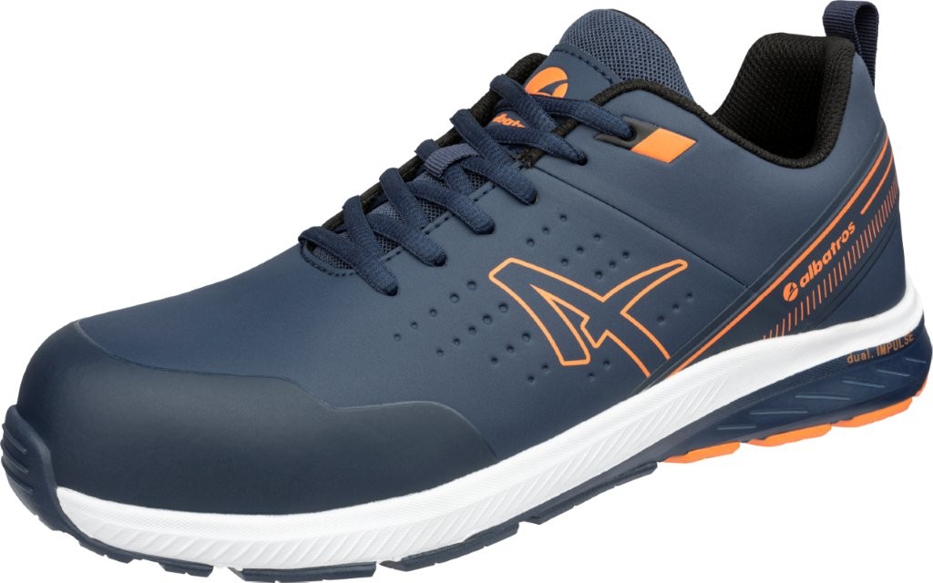 Albatros VIGOR 2 IMPULSE BLUE Sicherheitshalbschuh vorne 1