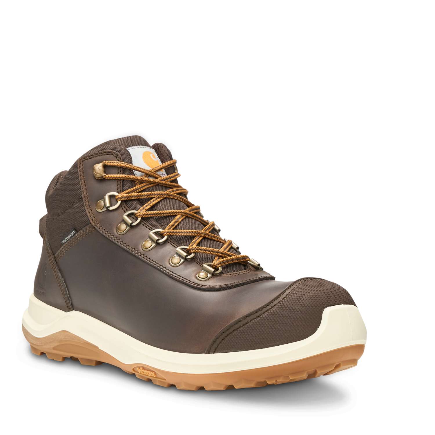 carhartt® Herren Sicherheitsstiefel »WYLIE WATERPROOF S3 SAFETY BOOT« dark brown Flach  🖤 bei HUG Technik ✓