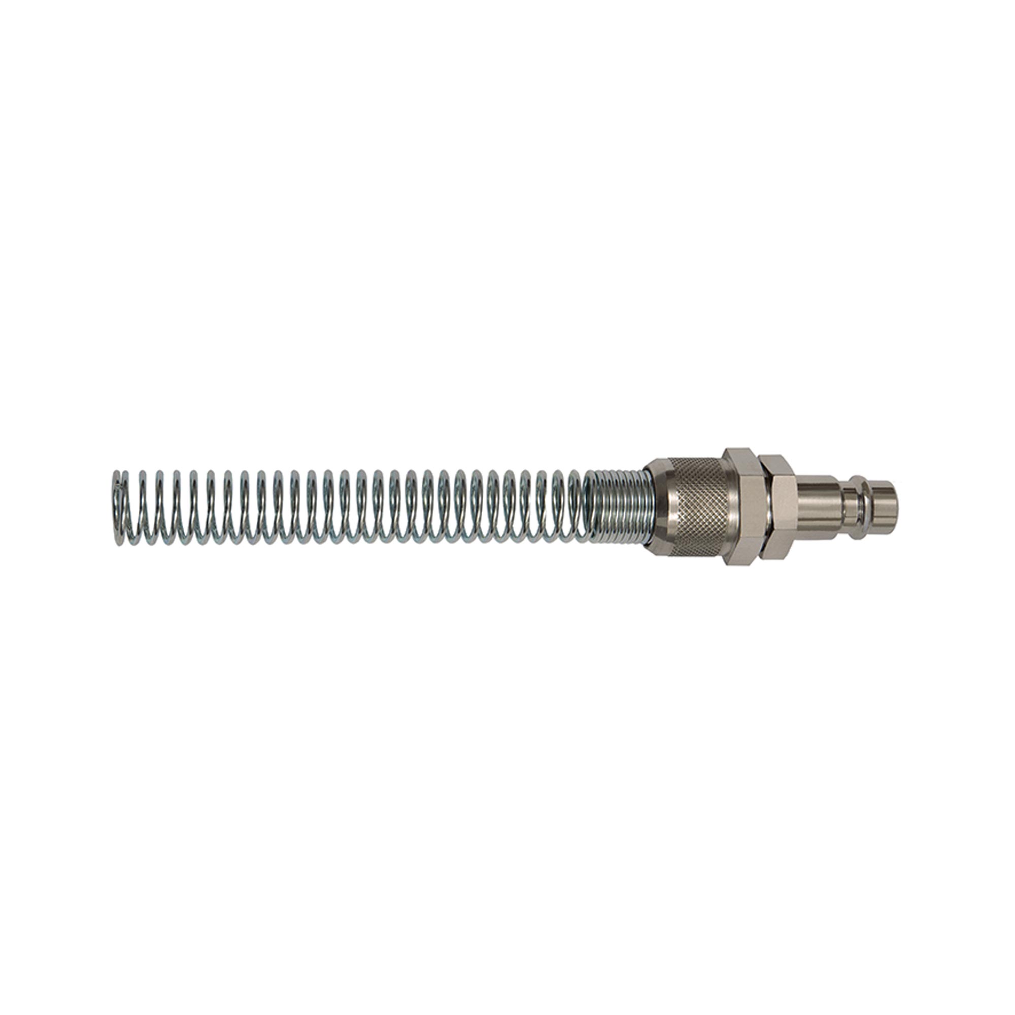 Nippel,NW7,2-NW7,8,Stahl verzinkt,f. Schlauch 12x9 mit Knickschutz - direkt von HUG Technik ✓