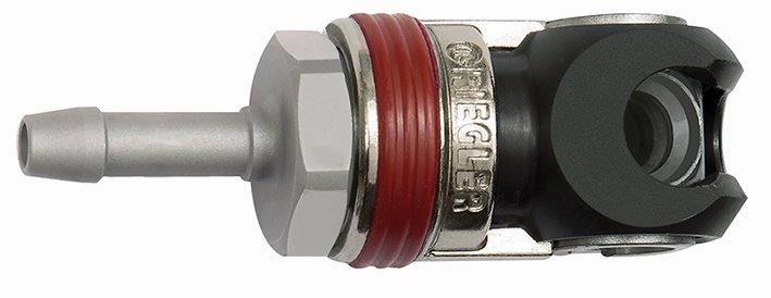 Schwenk-Sicherheitskupplung NW 7,2, Tülle LW 10, Stahl - direkt bei HUG Technik ✓