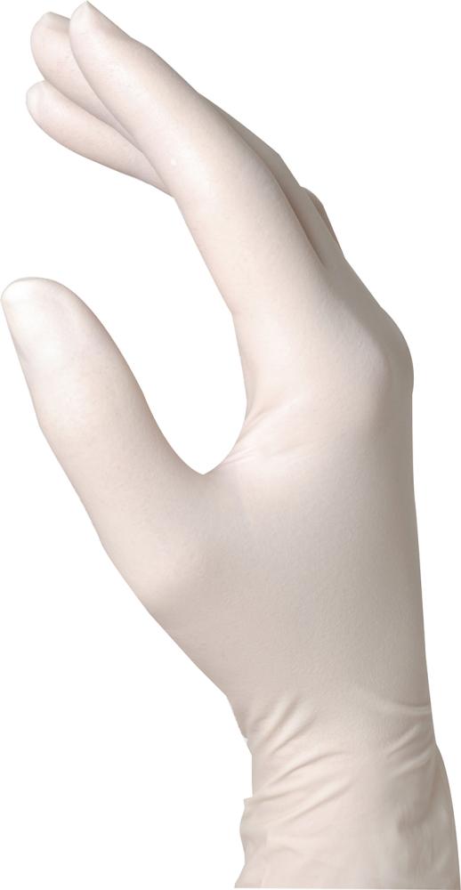 STRONGHAND® EinweghandschuheColombo, Latex, ungepudert, hellbeige, (Box mit 100 Stück) - gibt’s bei ☆ HUG Technik ✓