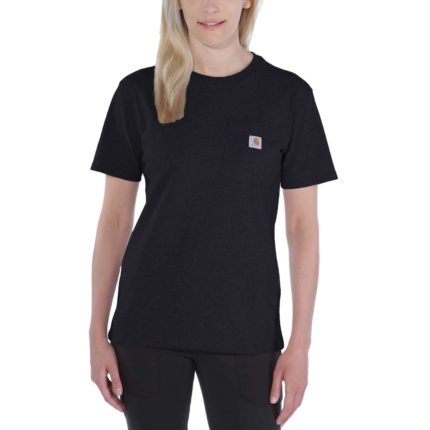 carhartt® Damen-T-Shirt »WORKW POCKET S/S T-SHIRT«, black - direkt von HUG Technik ✓