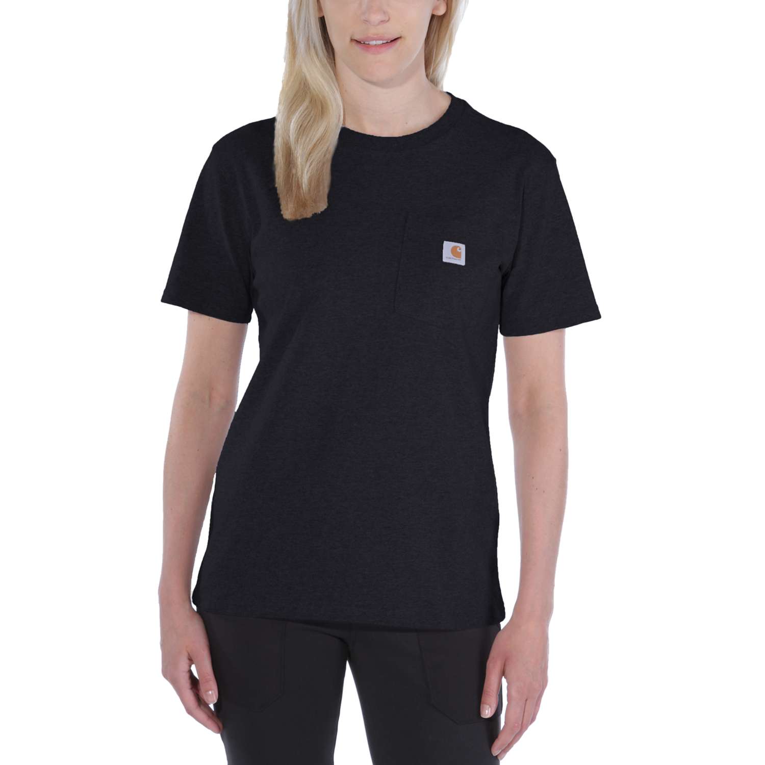 carhartt Damen T Shirt WORKW POCKET S S T SHIRT black Gr. S