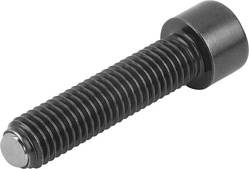 Kugeldruckschraube mit Kopf M04, Form:B Vergütungsstahl, Komp:Wälzlagerstahl L2=10 - K0380.20410 - erhältlich bei ♡ HUG Technik ✓