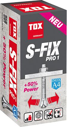 TOX® Bolzenanker S-FIX Pro 1 M10x90 /10 Option 1 Edelstahl A4 - gibt’s bei ☆ HUG Technik ✓