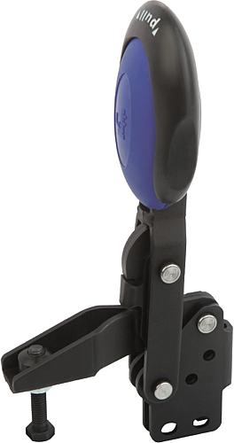 Produktbild Schnellspanner vertikal Stahl, mit Sicherheitsverriegelung, Komp: blau, M=M06x35 - K0663.006101 - kommt direkt von HUG Technik 😊