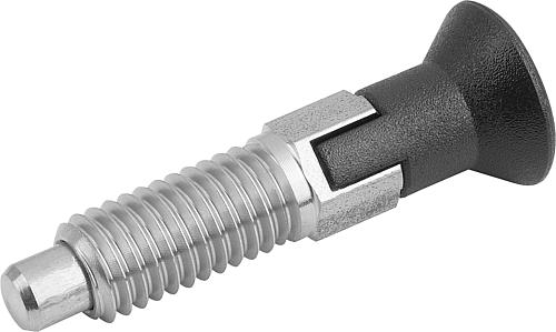 Arretierbolzen Gr.0 M06, Form: C Edelstahl, D=4 - K0747.13004060 - direkt bei HUG Technik ✓
