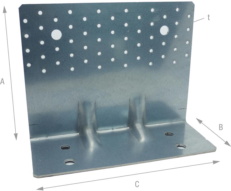 Simpson Strong-Tie® Winkelverbinder ABR255SO, Packung mit 10 Stück - erhältlich bei ✭ HUG Technik ✓
