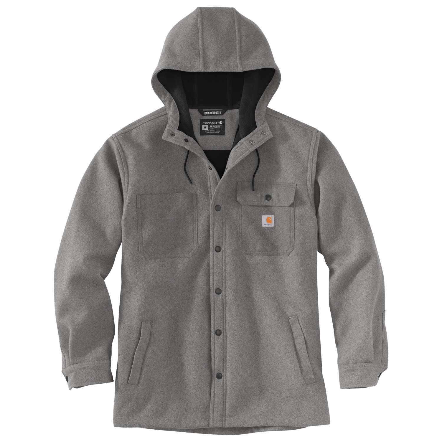 carhartt® Herren Kapuzen-Hemdjacke WIND & RAIN BONDED SHIRT JAC Flach  - erhältlich bei ❣ HUG Technik ✓