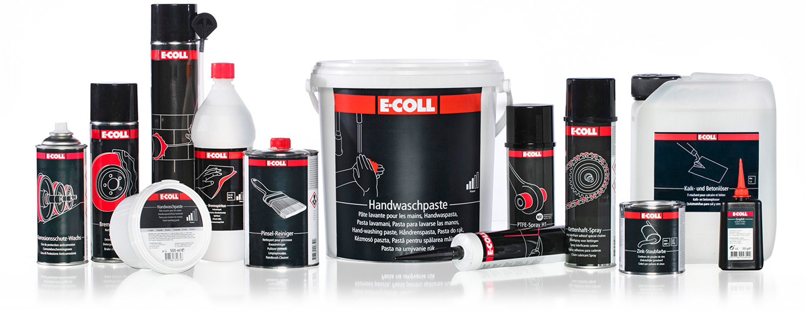 E-COLL Produktsortiment